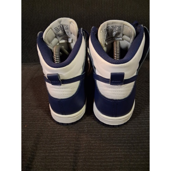 Nike Dunk High GS Midnight Navy DB2179-104 Unisex Kids Sneakers 4Y - Picture 4 of 8